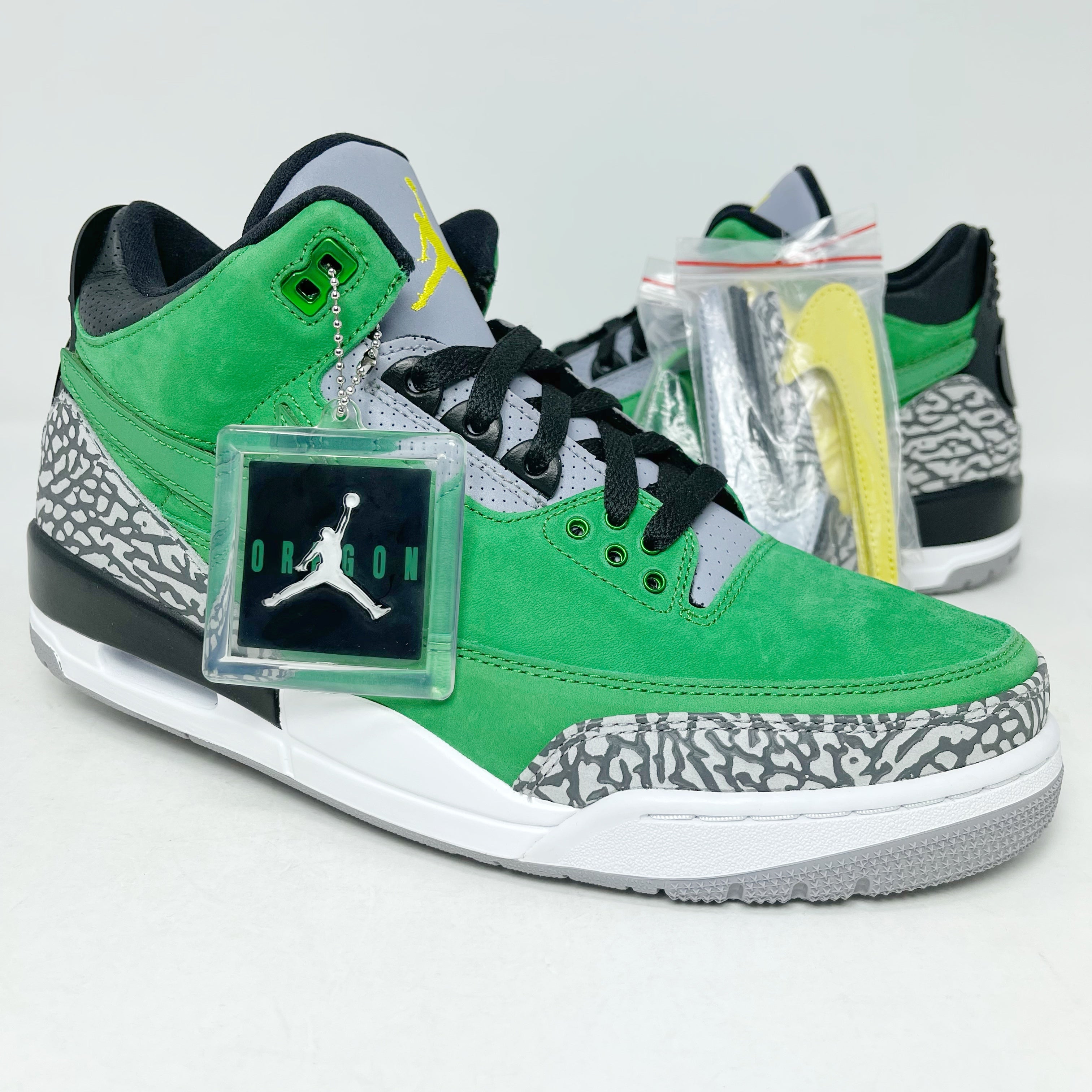 Jordan III (3) 'Tinker' PE - Oregon Ducks